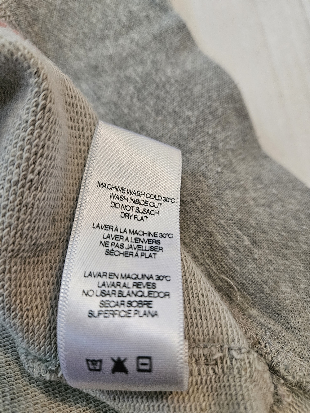Sundry Anthropologie Embroidered Floral Gray French Terry Pullover Sweatshirt, S - Picture 10 of 12